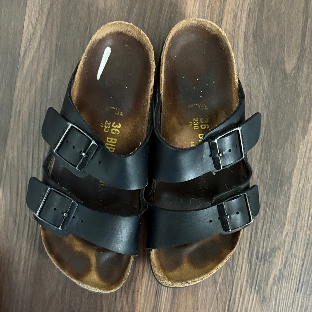 Black Birkenstocks
